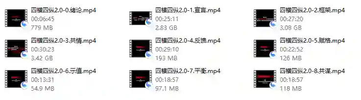 图片[1]-《四横四纵2.0》实战指南：限时揭秘专属成长路径-启明情感网