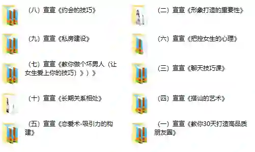 宣宣情感VIP10套课实战指南｜限时专属打包揭秘-启明情感网