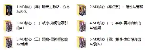 黑猫《谜男M3核心课程》实战指南+独家案例揭秘-启明情感网