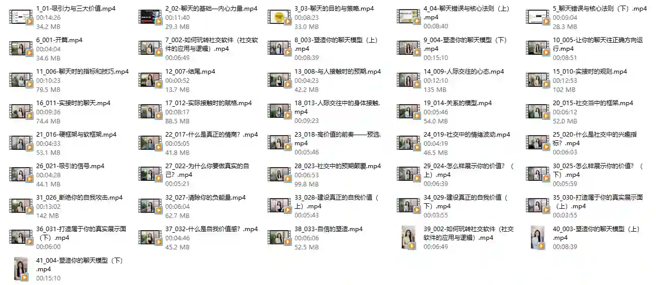 图片[2]-欧阳梦琪《男性魅力提升系列课—无限话题聊天训练从零起步7天社交达人速成》-启明情感网