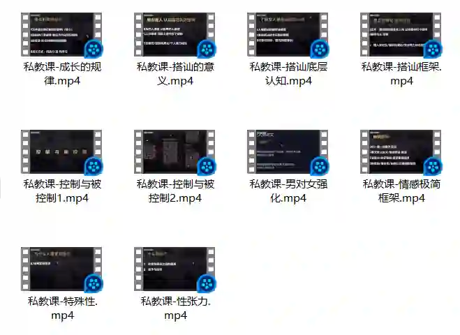 Leon私教课V3.0｜实战指南+限时揭秘+专属情感成长计划-启明情感网